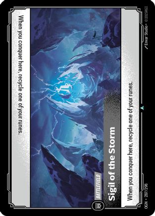 Image of Sigil of the Storm (287/298) - Origins Foil