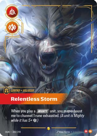 Image of Volibear - Relentless Storm (Showcase) (300/298) - Origins