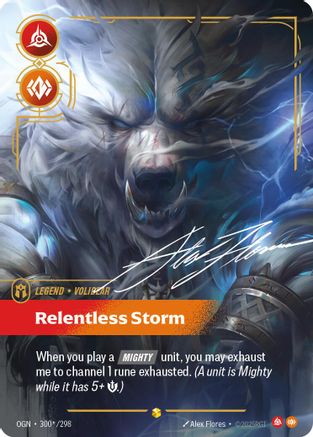 Image of Volibear - Relentless Storm (Signature) (300*/298) - Origins