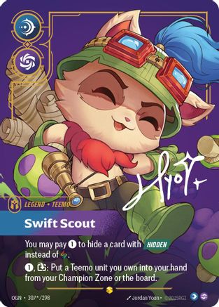 Image of Teemo - Swift Scout (Signature) (307*/298) - Origins