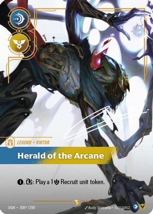Image of Viktor - Herald of the Arcane (Signature) (308*/298) - Origins