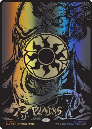 Image of Plains (1950) (Raised Foil) (SLD-1950) - Secret Lair Drop Series Foil
