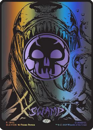 Image of Swamp (1952) (Raised Foil) (SLD-1952) - Secret Lair Drop Series Foil