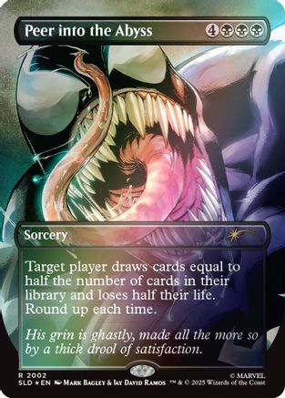 Image of Peer into the Abyss (2002) (Rainbow Foil) (SLD-2002) - Secret Lair Drop Series Foil