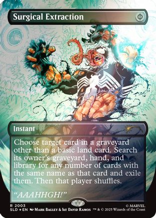 Image of Surgical Extraction (2003) (Rainbow Foil) (SLD-2003) - Secret Lair Drop Series Foil