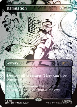 Image of Damnation (2019) (Rainbow Foil) (SLD-2019) - Secret Lair Drop Series Foil
