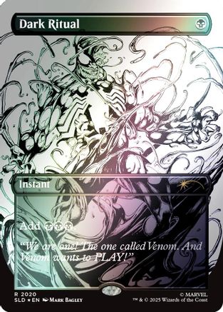 Image of Dark Ritual (2020) (Rainbow Foil) (SLD-2020) - Secret Lair Drop Series Foil