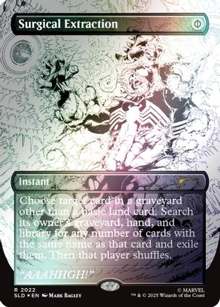 Image of Surgical Extraction (2022) (Rainbow Foil) (SLD-2022) - Secret Lair Drop Series Foil