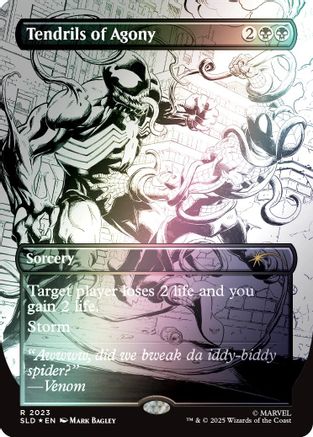 Image of Tendrils of Agony (2023) (Rainbow Foil) (SLD-2023) - Secret Lair Drop Series Foil