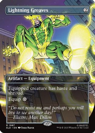 Image of Lightning Greaves (1987) (SLD-1987) - Secret Lair Drop Series