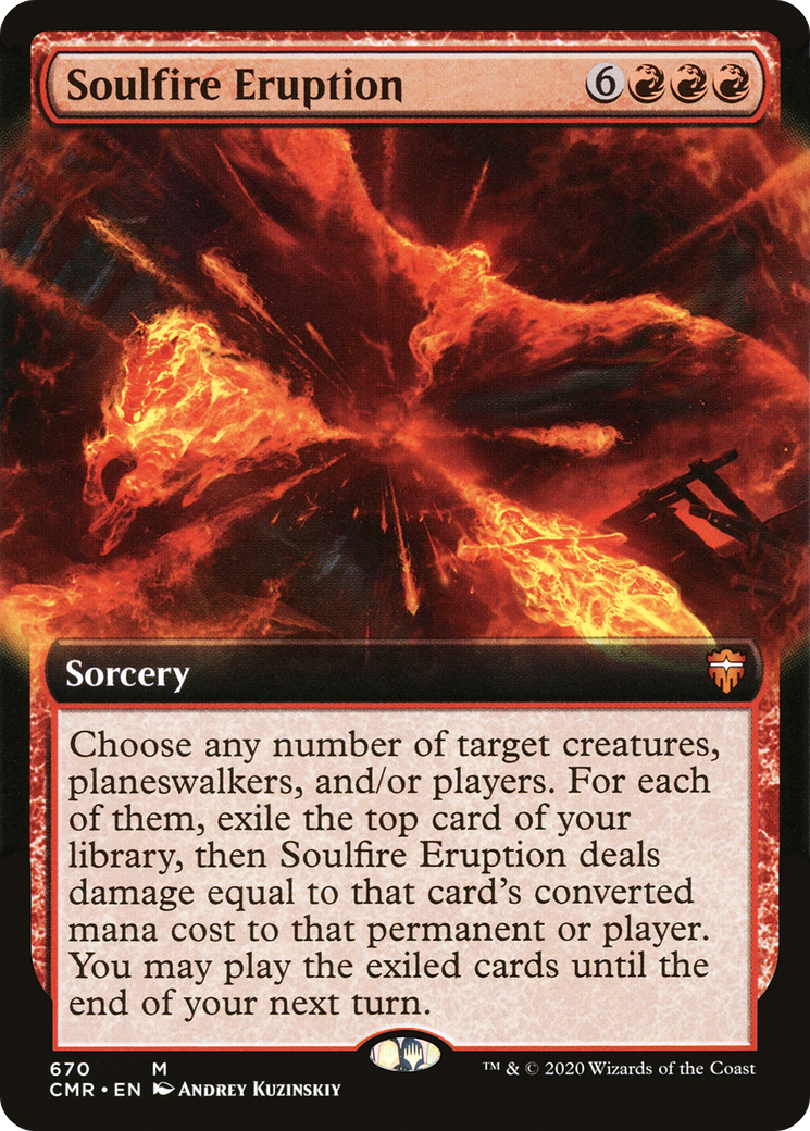 Image of Soulfire Eruption (Extended Art) (CMR-670) - Commander Legends: (Extended Art) Foil