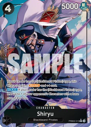 Image of Shiryu (Alternate Art) (PRB02-015) - Premium Booster -The Best- Vol. 2 Foil