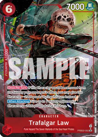 Image of Trafalgar Law (Alternate Art) (PRB02-002) - Premium Booster -The Best- Vol. 2 Foil