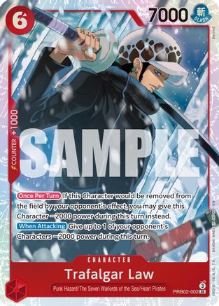 Image of Trafalgar Law - PRB02-002 (PRB02-002) - Premium Booster -The Best- Vol. 2 Foil