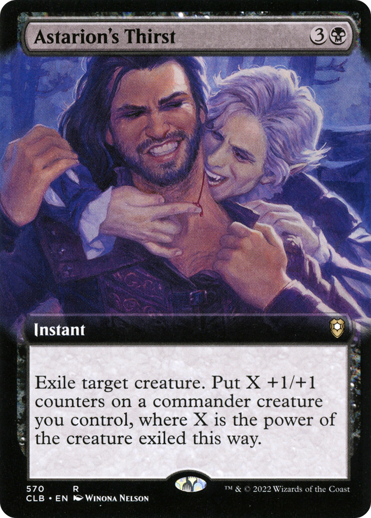 Image of Astarion's Thirst (Extended Art) (CLB-570) - Commander Legends: Battle for Baldur's Gate: (Extended Art)