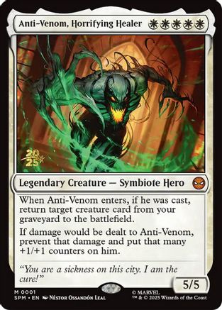 Image of Anti-Venom, Horrifying Healer (PRE-001) - Prerelease Cards Foil