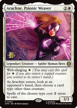 Image of Arachne, Psionic Weaver (PRE-002) - Prerelease Cards Foil