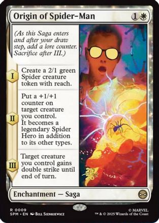 Image of Origin of Spider-Man (PRE-009) - Prerelease Cards Foil