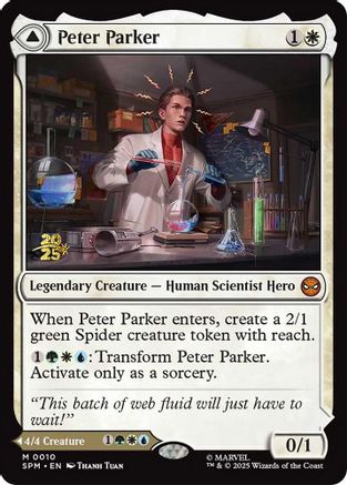 Image of Peter Parker (PRE-010) - Prerelease Cards Foil