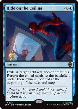 Image of Hide on the Ceiling (PRE-032) - Prerelease Cards Foil