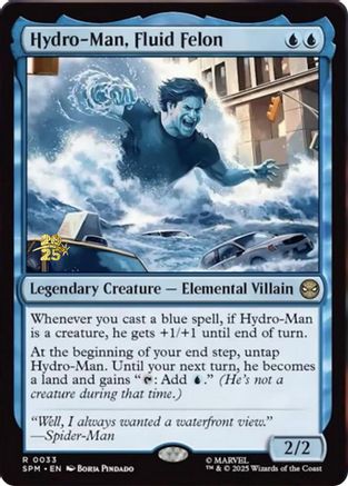 Image of Hydro-Man, Fluid Felon (PRE-033) - Prerelease Cards Foil