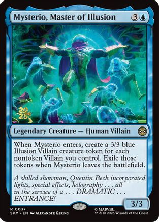 Image of Mysterio, Master of Illusion (PRE-037) - Prerelease Cards Foil