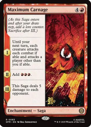 Image of Maximum Carnage (PRE-083) - Prerelease Cards Foil