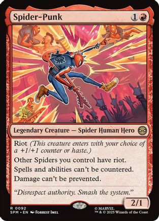 Image of Spider-Punk (PRE-092) - Prerelease Cards Foil