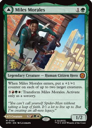 Image of Miles Morales (PRE-108) - Prerelease Cards Foil