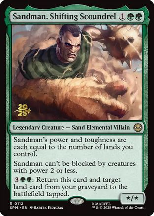 Image of Sandman, Shifting Scoundrel (PRE-112) - Prerelease Cards Foil