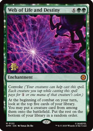 Image of Web of Life and Destiny (PRE-122) - Prerelease Cards Foil