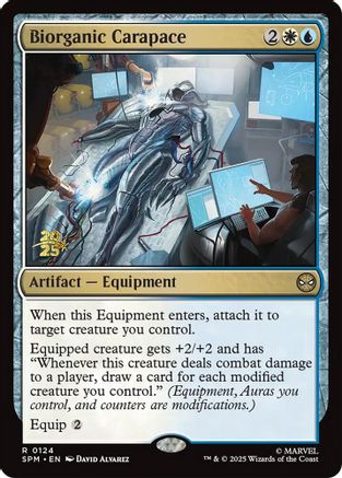 Image of Biorganic Carapace (PRE-124) - Prerelease Cards Foil