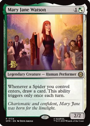 Image of Mary Jane Watson (PRE-134) - Prerelease Cards Foil