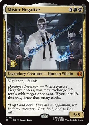 Image of Mister Negative (PRE-135) - Prerelease Cards Foil