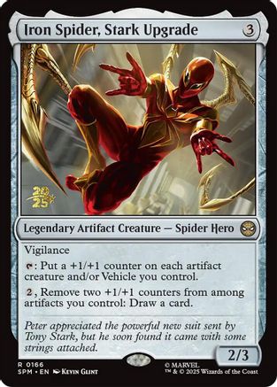 Image of Iron Spider, Stark Upgrade (PRE-166) - Prerelease Cards Foil