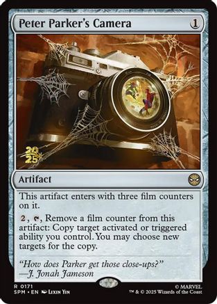 Image of Peter Parker's Camera (PRE-171) - Prerelease Cards Foil