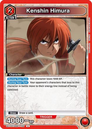 Image of Kenshin Himura (105) (UE11ST/RNK-1-105) - UE11ST Rurouni Kenshin Starter Deck