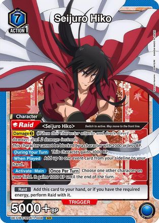 Image of Seijuro Hiko (008) (UE11BT/RNK-1-008) - UE11BT Rurouni Kenshin Foil