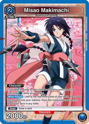 Image of Misao Makimachi (025) (UE11BT/RNK-1-025) - UE11BT Rurouni Kenshin Foil