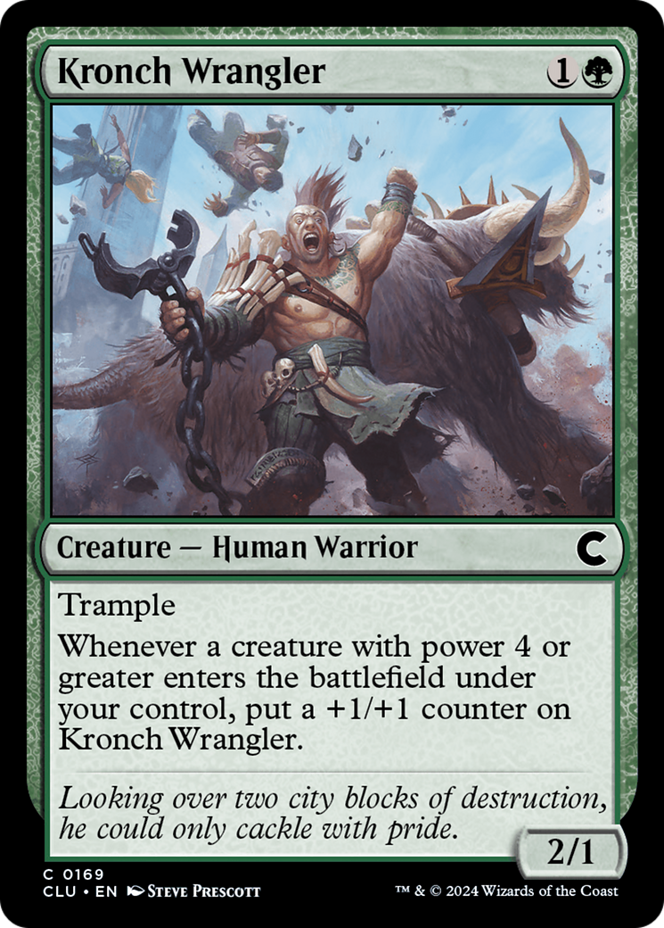 Image of Kronch Wrangler (CLU-169) - Ravnica: Clue Edition