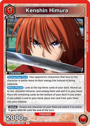 Image of Kenshin Himura (086) (UE11BT/RNK-1-086) - UE11BT Rurouni Kenshin