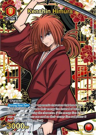 Image of Kenshin Himura (087) (U*) (UE11BT/RNK-1-087) - UE11BT Rurouni Kenshin Foil