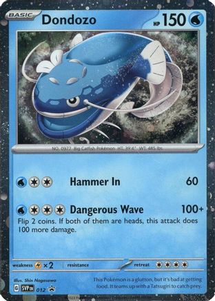 Image of Dondozo (Cosmos Holofoil) 012  - Holofoil SV Scarlet & Violet Promo Cards - Promo
