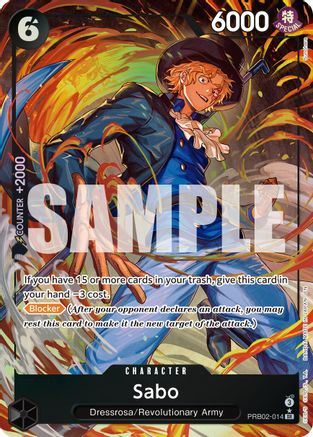 Image of Sabo (Alternate Art) (PRB02-014) - Premium Booster -The Best- Vol. 2 Foil