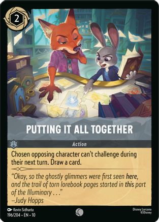 Image of Putting It All Together (196/204) - Whispers in the Well Cold Foil