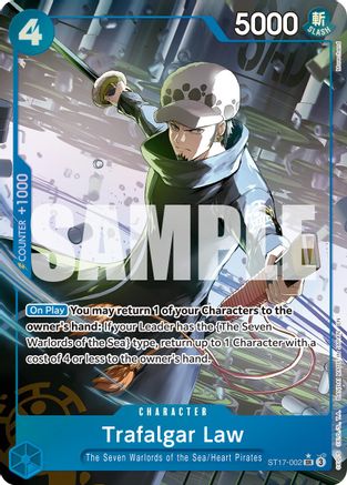 Image of Trafalgar Law - ST17-002 (Alternate Art) (ST17-002) - Premium Booster -The Best- Vol. 2 Foil