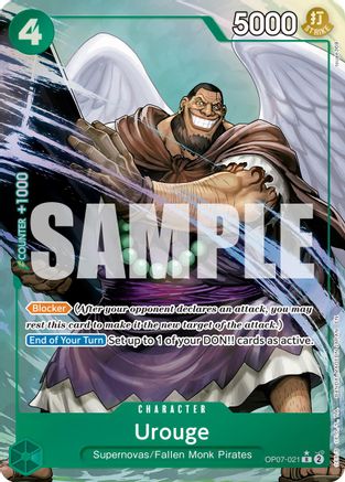 Image of Urouge (Alternate Art) (OP07-021) - Premium Booster -The Best- Vol. 2 Foil