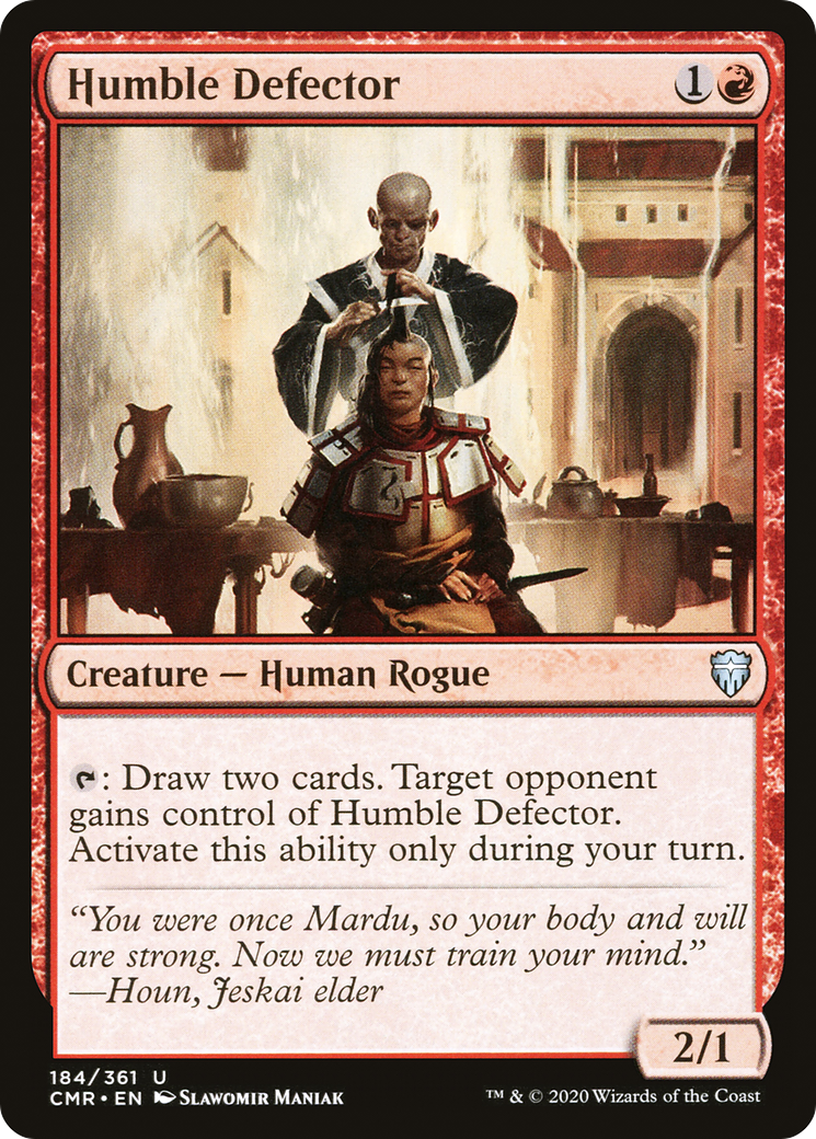 Image of Humble Defector (CMR-184) - Commander Legends