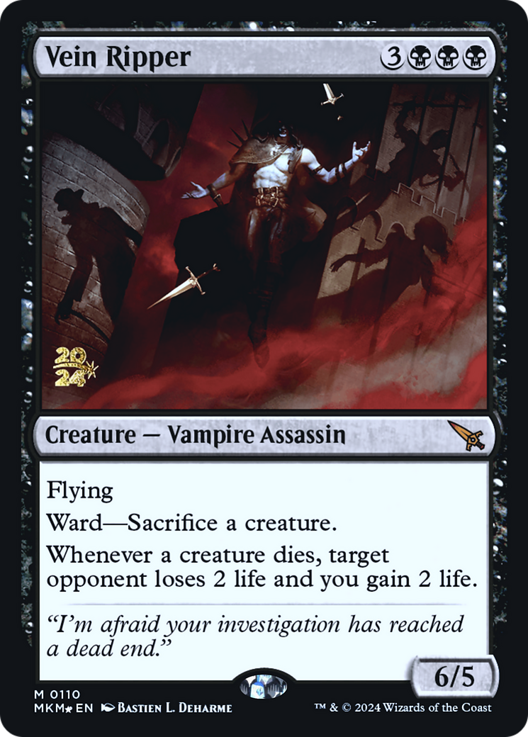 Image of Vein Ripper (PRE-110) - Murders at Karlov Manor Promos Foil