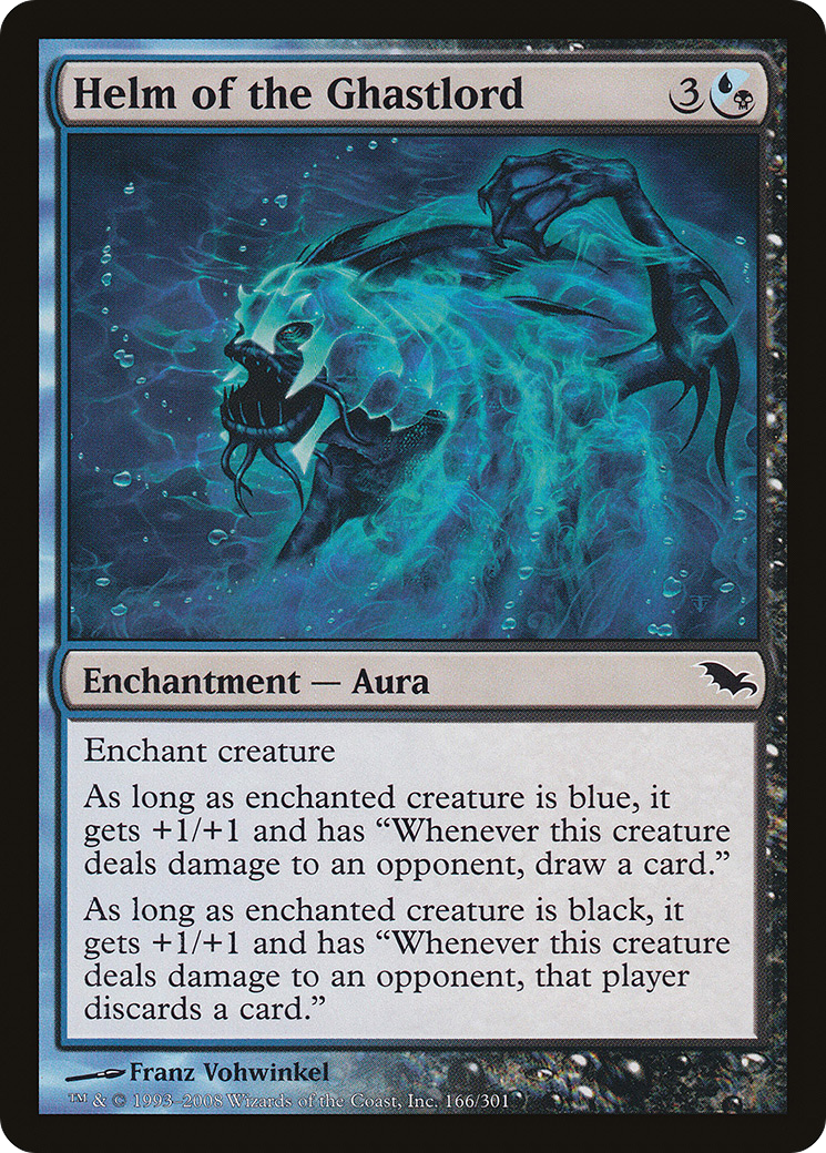 Image of Helm of the Ghastlord (SHM-166) - Shadowmoor